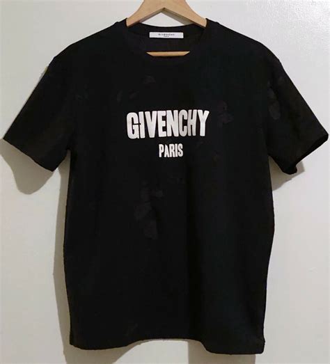 givenchy 2016 distressed t|GIVENCHY Distressed Logo.